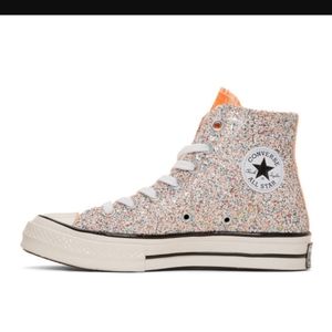 NEW Converse x JW Anderson Chuck Taylor All-Star 70s HI Glitter Size 9M/11W